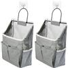 Zxglxinyao Organizer da Parete, 2 Pezzi, con Tasche per Bagno e Cucina
