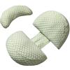 DARENYI Cuscino Gravidanza,Cuscino per Dormire Sul fianco,Cuscino Comfort Regolabile per Tutto Il Corpo,Fodera Rimovibile e Lavabile,Supporto per Schiena, Fianchi, Gambe, Pancia(Verde)