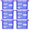 CLEVAST Assorbitore di umidità, confezione da 10 pezzi, sacchetto deumidificatore, inodore per armadio, appartamento, camera da letto, bagno (Violet 6pack)