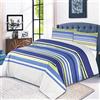 NIYS Luxury Bedding Set copripiumino in percalle, per letto singolo, matrimoniale e king size, con federe