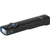 OLIGHT Arkfeld - Torcia elettrica EDC, 1000 lumen, ricaricabile, con fascio verde e luce bianca, super sottile, torcia piatta con clip, per esterni, emergenza, lavoro (nero, CW: 5700~6700 K)