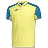 Joma 100567.907.S Polo a Manica Corta, Granada, Uomo, Giallo-Blu, S