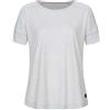 super.natural Comoda Maglietta da Donna in Lana Merino, W Isla Tee, Taglia: XS, Colore: Grigio Chiaro mélange