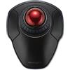 Kensington Orbit K70990WW - Trackball wireless con anello di scorrimento, colore: Nero/Rosso