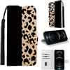 Yoedge Cover con Cordino per Samsung Galaxy A51 4G / M40S 6,5 Pelle PU Custodia a Libro Flip Portafoglio Caso con Creativo Aesthetic Modello Leopardato Disegni, Magnetica Antiurto Supporto Case 1