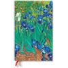 Paperblanks Agende Flexi a Copertina Morbida di 12 Mesi 2024 Iris di Van Gogh | Orizzontale | Maxi (135 × 210 mm)