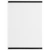 Durable Porta avvisi in rPET A3, magnetico, in PET riciclato, accessori ufficio, trasparente, conf. 5 pezzi, 504919