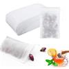 Carehabi 200 Pezzi Bustine Te Vuote,Bustine di Tè per Tè Sfuso 8 * 12CM Bustina di Tè Usa e Getta in Tessuto per Tè,Tè ai Fiori,Caffè,Spezie,ecc. (8 * 12CM)