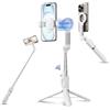JJC Bastone magnetico per selfie, 101,6 cm, estensibile, treppiede per telefono, con telecomando wireless, per iPhone 16, 15, 14, 13, 12 (supporto MagSafe), Samsung Huawei, Google e altri smartphone