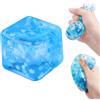 DAKLUNAR Palla antistress per bambini e adulti, grande cubetto di ghiaccio fidget toys Fidget Cube palline antistress per bambini, giocattolo blu carino cubo antistress per ragazzi e ragazze, pensierini di
