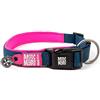 Max & Molly Urban Pets Max & Molly Collare sportivo imbottito in neoprene per cani con cuciture riflettenti e etichetta di identificazione intelligente, taglia S, colore: Rosa