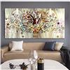 HSFFBHFBH Quadro su Tela Immagine Stampa Albero della Vita Paesaggio Scandinavo Poster Moderno per Soggiorno Quadri Decorativi 70x140 cm (27,6x55,1) Senza Cornice