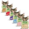 Generico Oasy gatto mousse delicatesse 85g, mousse delicate per gatti adulti/cuccioli, patè| 24 vaschette da 85 grammi gusti assortiti.