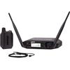 Shure GLXD14+/93 Microfono wireless digitale professionale con microfono a lavalier WL93 e ricevitore a singolo canale per interviste, presentazioni e teatro, Durata batteria 12 ore, raggio 30m