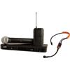 Shure BLX1288/SM31 Microfoni wireless UHF - Ottimi per chiesa, karaoke, palco, voci - Durata batteria 14 ore, raggio 100m - Include microfoni a mano e headset, ricevitore doppio canale - Banda S8