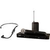 Shure BLX1288/SM35 Microfoni wireless UHF - Ottimi per chiesa, karaoke, palco, voci - Durata batteria 14 ore, raggio 100m - Include microfoni a mano e cuffia, ricevitore doppio canale - Banda S8