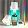 BrightArk 3W Lampade Per Bottiglie Di Vino,Dimmerabile Lampada Per Bottiglia Di Vino a Led,Ricaricabile Paralume Per Bottiglia,Con Batteria Da 5200mAh Per La Casa,Ristorante,Bar,Caffè