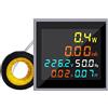 KETOTEK Mini Misuratore di Energia CA 1 Fase 100A Voltmetro Amperometro Wattmetro