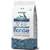 Monge Natural Superpremium All Breeds Adult Monoprotein Trota con riso e patate - 12 Kg - Crocchette Monoproteiche Cane