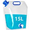 Hayaww 15 L Borsa Porta Acqua Pieghevole Contenitori Pieghevoli per Acqua Riutilizzabili Acqua Tanica con Rubinetto Tanica Acqua Campeggio Taniche Pieghevoli per Acqua Tanica dell'Acqua Trasportabile