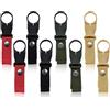 KAPSING Confezione da 8 Clip portabottiglie da Cintura in Nylon, Portabottiglie da Zaino in 4 Colori, Gancio Porta Fibbia per Bottiglia d'Acqua