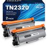 INK4U TN2320 Cartucce di Toner Compatibili per Brother TN 2320 TN2310 per MFC-L2700DW L2700DN L2720DW L2740DW, DCP-L2500D L2540DN, HL-L2300D 2360DN L2340DW Stampanti. (2 Nero)