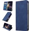 KANVOOS Cover per Samsung Galaxy A32 4G, Cover a Libro Portafoglio in Pelle PU [Porta Carte] [Magnetica], Antiurto Flip Case Custodia per Samsung A32 4G (Blu)