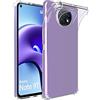 ebestStar - Cover per Xiaomi Redmi Note 9T 5G, Custodia Silicone Trasparente, Protezione TPU Antiurto, Bordi Rinforzati, Trasparente