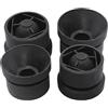 AUTOXBERT 4 PEZZI Guarnizione del coperchio del motore Ammortizzatore in gomma Clip di fissaggio 06A 103 226 Per Skoda VW