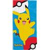 hermet Pokemon, Telo Mare Bambino, 70x140 cm, Asciugamano da Spiaggia o Piscina, Pokemon, 100% Morbido Cotone, Leggero e Pratico