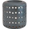 ZEN ARÔME Coliseo Noir Zen'Arôme - Bruciatore di cera e diffusore per oli essenziali aromaterapia - Portacandele in ceramica nera - H 9,5 cm - Coliseo Noir Zen'Arôme