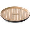 Römertopf Plancha BBQ in Ceramica - Piastra per Barbecue e Forno, Grigliate Saporite con Segni di Cottura, Facile da Pulire, Nero, dal 1967