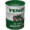 Nostalgic-Art Salvadanai retrò, 600 ml, Fendt - All Season Motor Oil - Idee regalo per amanti dei trattori, Official License Product (OLP), salvadanaio in metallo, design vintage