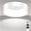HOTUT Lampada da Soffitto LED, Plafoniera LED Soffitto con Sensore di Movimento, 3000K-6000K Plafoniera Bagno Dimmerabile, Lampadario Soffitto per Camera da Letto, Cucina, Soggiorno, Balcone