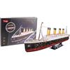 EXPLORA SCIENCES EXPLORA - Nave Titanic - Puzzle 3D Luminosi - 540051-266 Pezzi - Livello 8 - Senza Colla o Forbici - Gioco di Costruzione - Regalo per Bambini - Modello - Transatlantico - A partire da 8 anni