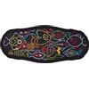 Best Divers In/Fish, Cinturino Maschera Neoprene Doppio Foglio Pesciolini Unisex Adulto, Multicolore, Taglia