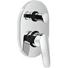 Nobili Rubinetterie BS101100CR Miscelatore per Vasca o Doccia da Incasso con Deviatore, Cromo