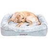 JOYELF Letto per cani in memory foam XLarge Letto ortopedico per animali domestici con rivestimento lavabile, design indipendente con fodera impermeabile gratuita