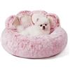 Jiupety Comodo e comodo lettino per cani di piccola taglia | Letto lenitivo a ciambella con zampa | Taglia L 66 x 66 x 20,3 cm | Design creativo con zampe d'orso