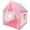 decalsweet Tenda da Gioco per Bambini, Casetta dei Giochi per Interni ed Esterni, Grande Castello da Principessa Rosa per Ragazze con Finestre, Tenda per Bambini Regali per Bambine 120 × 100 × 130 cm
