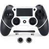 VooFun Wireless Controller Compatibile per PS4 Pro Slim, Bluetooth Controller con Vibrazione, Touchpad, Sensore 6 Assi, Cuffie Jack, Turbo, 1000mAh Batteria, Gaming Joystick Compatibile con PS4
