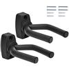 MORIATY® Pezzi Ganci da parete per chitarre (classica, acustica, elettrica)/ ukulele/violino/Basso con appositi kit di montaggio (viti e tasselli)