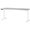 GERMANIA DIE MÖBELMACHER Germania Scrivania 7909-617, in cashmere/bianco, regolabile in altezza, 180 x 120 x 80 cm (LxAxP)