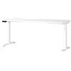 GERMANIA DIE MÖBELMACHER Germania Scrivania 7909-84, in bianco, regolabile in altezza, 180 x 120 x 80 cm (LxAxP)