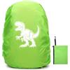 Capaneus Copri Zaino per Pioggia, 35L Coprizaino Antipioggia, Parapioggia Bambino per Zaino Reflective, Impermeabile Antipolvere Scuola per Bicycling, Escursionismo(Dinosauro)