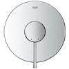 GROHE Essence Rubinetto Miscelatore monocomando per Doccia, angolazione leva a 100 gradi, Cromo 24057001