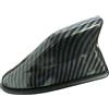 CGEAMDY Antenna Pinna Squalo, Pinna Di Squalo Copertura Am/Fm Segnale Antenna, Decorazione per Modificare L'aspetto Dell'auto, Antenna per Auto Universale per Auto Suv Camion Furgone(Fibra Carbonio)