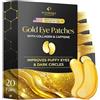 PLANTIFIQUE Patch Occhi Antirughe Donne e Uomini | Maschera Occhiaie e Borse | Skin Care Kit Viso Crema Contorno Occhi Idratante | 20 Paia di Cerotti