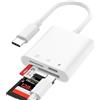 Aplimln Lettore di Schede SD USB C, Adattatore Con Doppio Slot Micro SD/TF per Scheda di Memoria Fotografica per Phone 15/16, Galaxy S23/S22, Xiaomi, ecc.