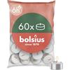 Bolsius D-light Tealight - 60 pezzi - in sacchetto - Lunghezza 6 ore - Candele decorative per la casa - Bianco - Contiene cera naturale - Senza olio di palma